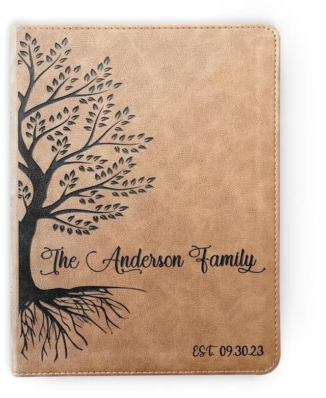Main image of Personalized Family Bible, Custom Engraved KJV Wide-Margin Family Bible for Wedding, Christian Gifts for Wedding