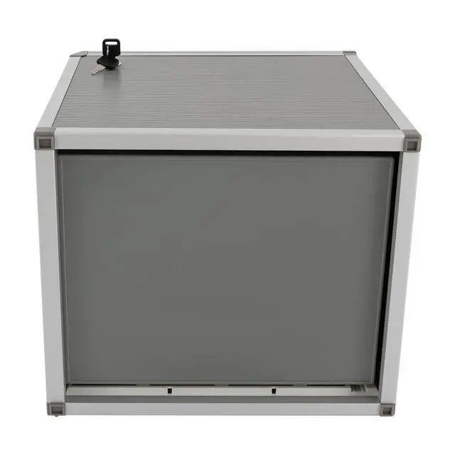 Alt view image 4 of 7 - 5 Tier Aluminium Desktop Drawer Organizer, File Organizer with Locking Drawer, Lockable Drawer Organizer, Office School Administrative Office Supplies