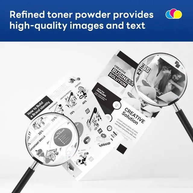 Alt view image 4 of 7 - 410X CF410X Black Toner Cartridge High Yield Replacement for HP 410X CF410XD Color Pro MFP M477fdw M477fdn Pro M452dn M452dw Series Printer, 2 Pack