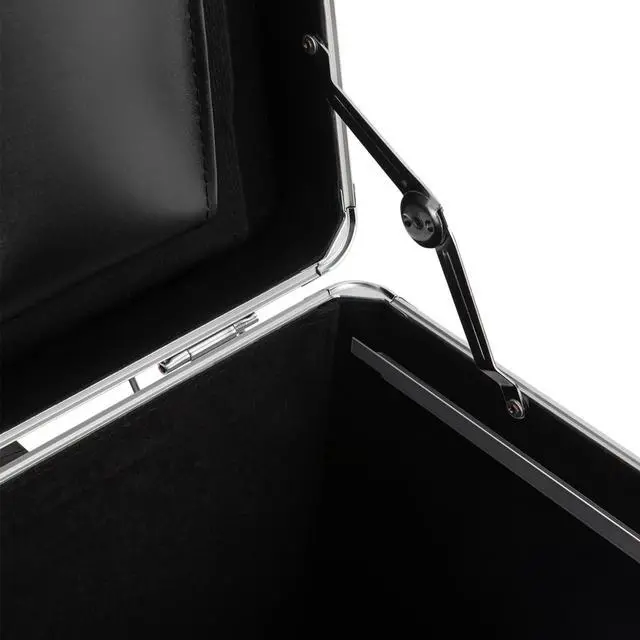 Alt view image 4 of 7 - Portable Locking File Storage, Aluminum Alloy Document Box with Wheels Rolling File Storage Organizer Box Large Capacity Multifunctional Filing Cabinet with Security Code Lock for Office Home