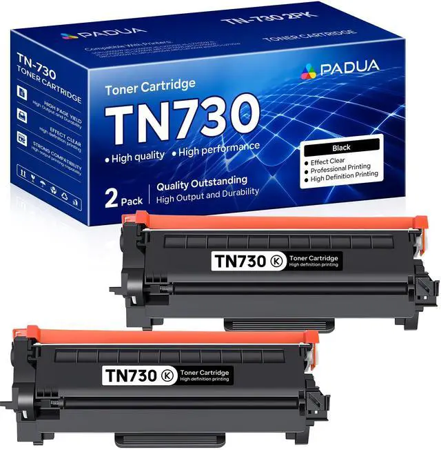 Main image of TN-730 TN730 Toner Cartridge Replacement for Brother TN730 DCP-L2550DW HL-L2350DW HL-L2370DW HL-L2390DW HL-L2395DW MFC-L2710DW MFC-L2750DW Printer(Black,2 Pack)