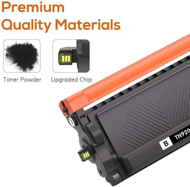 Alt view image 4 of 6 - TN920XL TN920 Toner Compatible for Brother TN-920 XL TN920XL Toner with chip Replacement for HL-L6210DW HL-L6210DWT HL-L5210DN HL-L5210DW HL-L5210DWT HL-L6310DW MFC-L6810DW(2 Black)
