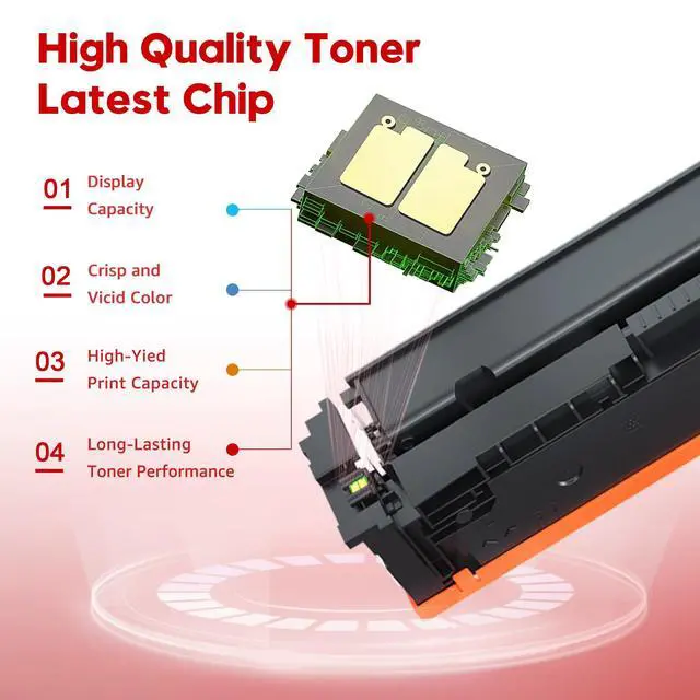 Alt view image 3 of 6 - Compatible Canon 067H 067 Toner Cartridge Set 4 Pack Replacement for Canon 067H Toner Compatible for Color ImageClass MF656Cdw LBP632Cdw MF653Cdw MF654Cdw LBP633Cdw MF650C LBP630C Toner