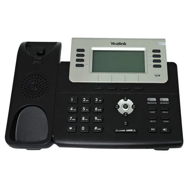 Alt view image 3 of 3 - SIP-T27P, Executive IP Phone 6 line, LCD, POE No Power Supply