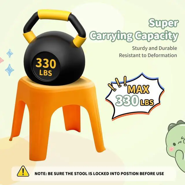 Alt view image 5 of 7 - 6 Pack School Plastic Stackable Stools, 11.8 Inch Height Colorful Nesting Stools, Portable Backless Stool for Classroom Students, Flexible Seating Chairs for School Home Office