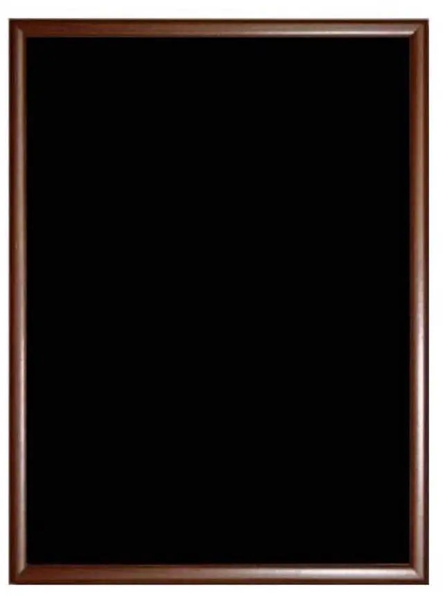 Main image of WoodWell Magnetic Black Chalk Board 24" x 36" (24 Inch x 36 Inch) Wood Framed Blackboard with Reinforced Metal Backing (Dark Tone 24" X 36")