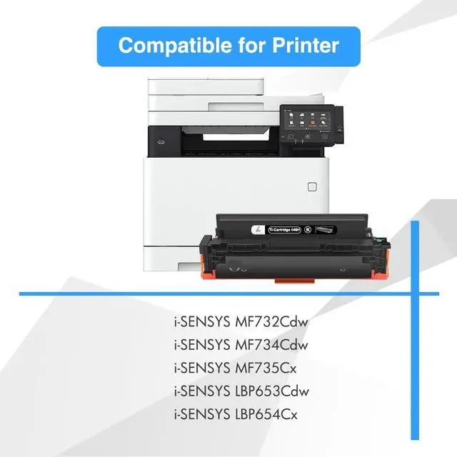 Alt view image 2 of 6 - 046 046H Toner Cartridge Set for Canon MF733cdw 046 CRG-046 High Yield | Compatible for Canon Color ImageCLASS MF733Cdw MF731Cdw MF735Cdw LBP654Cdw MF733 MF731 MF730C LBP650C Printer Ink (K/C/M/Y)