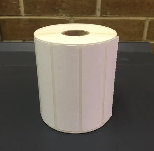 Alt view image 3 of 4 - 4" x 1" Direct Thermal Labels. 1,375 per Roll on 1" Cores. Compatible with Desk Top Zebra Printers. Brand Manufactured in The USA. (8 Rolls)