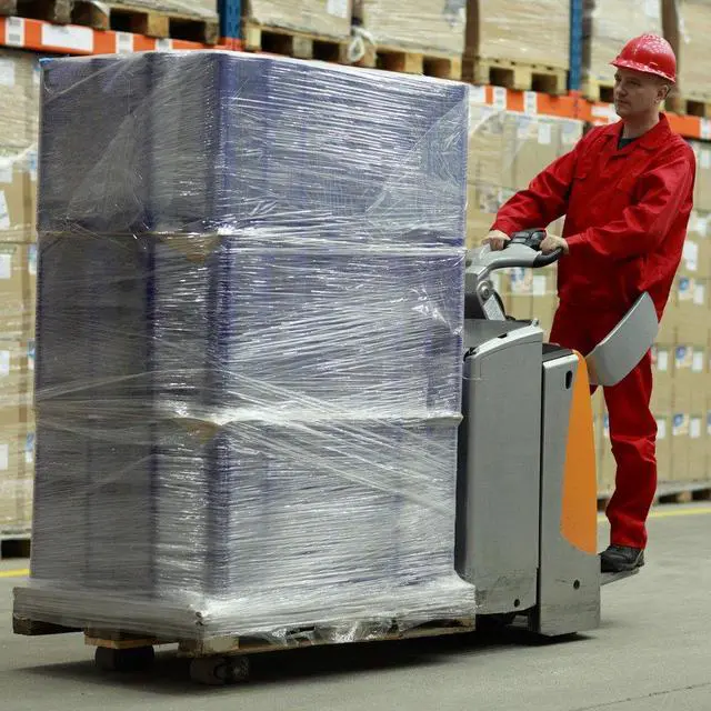 Alt view image 2 of 7 - 18" x 1000 FT Roll - 85 Gauge Thick + Hybrid Technology, 4 Pack. Stretch Moving & Packing Wrap. Industrial Strength, Clear Plastic Pallet Shrink Film Ideal for Furniture, Boxes, Pallets