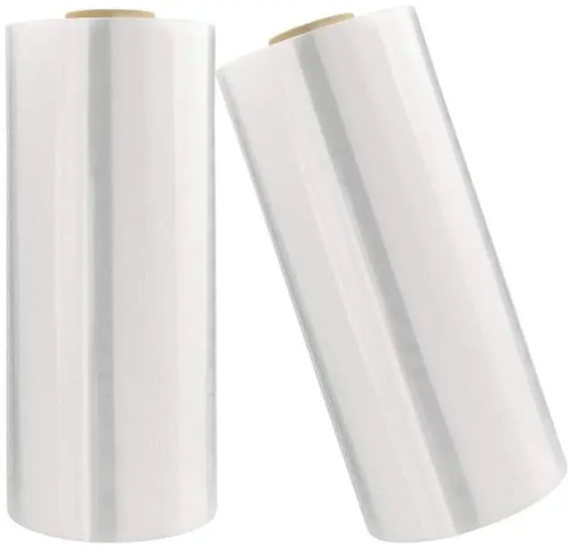 Main image of 6 Rolls x 18" x 1500 FT x 80 Gauge Clear Non-Stretch Heavy Duty Stretch Wrap Shrink Film