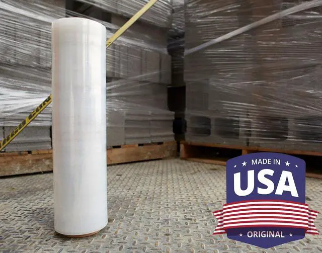 Alt view image 4 of 7 - 18 Inch X 1200 feet Tough Pallet Shrink Wrap, 80 Gauge Industrial Strength, Commercial Grade Strength Film, Moving & Packing Wrap, For Furniture, Boxes, Pallets (8-Pack)