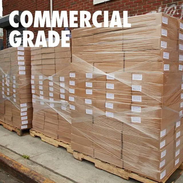 Alt view image 5 of 7 - 18 Inch X 1200 feet Tough Pallet Shrink Wrap, 80 Gauge Industrial Strength, Commercial Grade Strength Film, Moving & Packing Wrap, For Furniture, Boxes, Pallets (8-Pack)