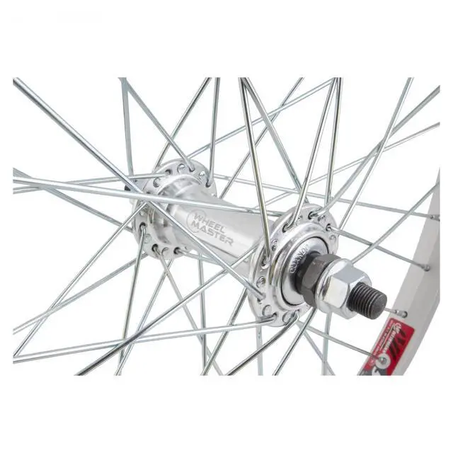 Alt view image 2 of 3 - Front Bicycle Wheel 20 x 1.75, 36H, Alloy, Bolt On, Silver | bike-wheels