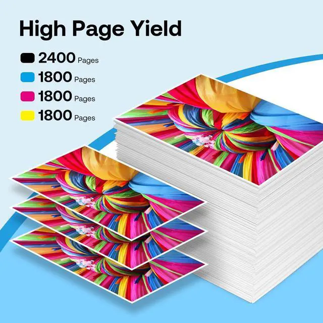 Alt view image 3 of 7 - 125A Toner Cartridge High Yield Compatible for HP 125A Color LaserJet CM1312 MFP CM1312nfi CP1515n CP1518ni CP1215 CP1515n Printer (4 Pack, Black, Cyan, Yellow, Magenta)
