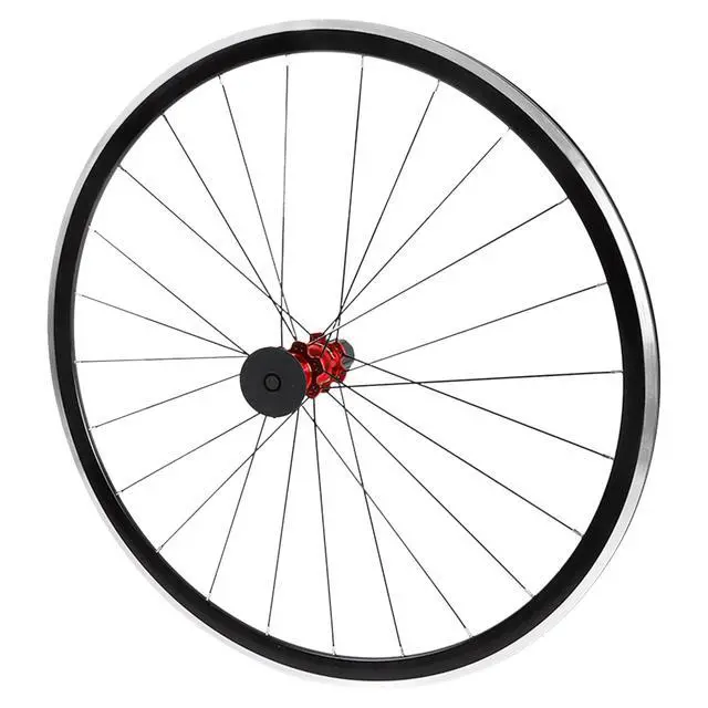 Alt view image 4 of 7 - 700C Road Bike Wheel 7/8/9/10/11 Speed Front & Rear Road Bicycle Wheelset Aluminum Rim C/V Brake
