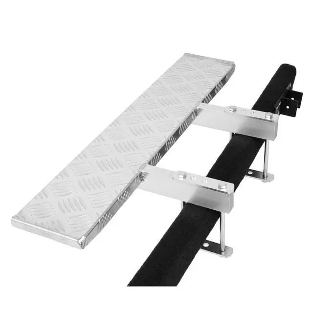 Alt view image 2 of 7 - Boat Trailer Step 6" X 30" Boat Trailer Ladder Aluminium Suitable | for Trailer Frames Up to 3" X 4" Silvery