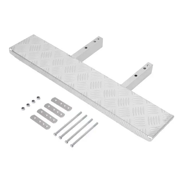 Alt view image 3 of 7 - Boat Trailer Step 6" X 30" Boat Trailer Ladder Aluminium Suitable | for Trailer Frames Up to 3" X 4" Silvery