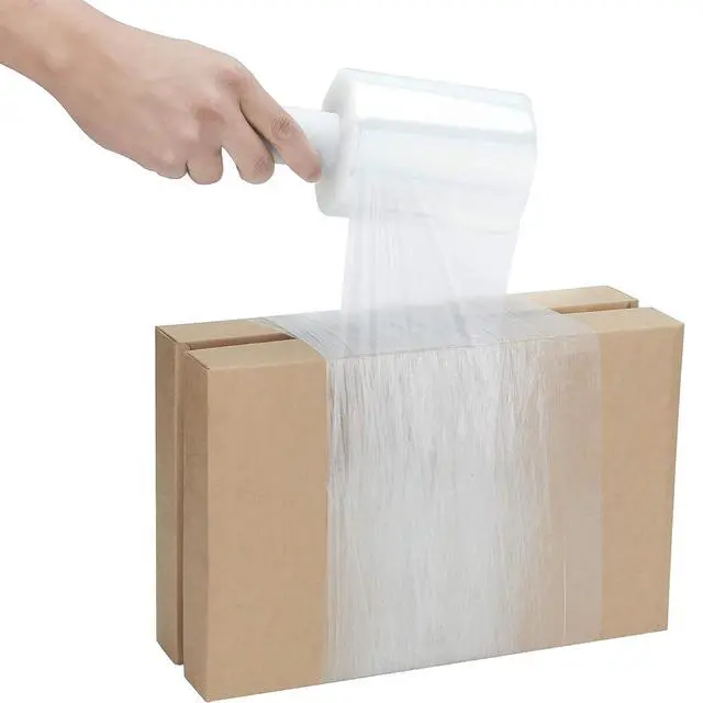 Alt view image 6 of 7 - Cast Narrow Banding Down Gauge Stretch Wrap Puncture Resistant 5 Inch x 1000 Feet x 50 Gauge 24 Rolls