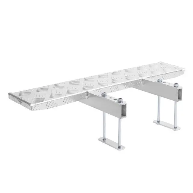 Alt view image 7 of 7 - Boat Trailer Step 6" X 30" Boat Trailer Ladder Aluminium Suitable | for Trailer Frames Up to 3" X 4" Silvery