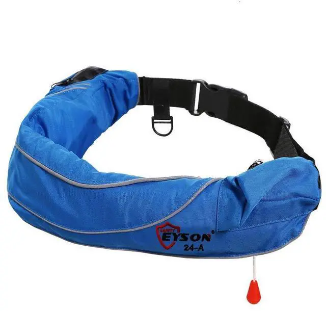 Main image of Inflatable Life Jacket Life Vest Life Ring Belt Pack Waist Bag Automatic