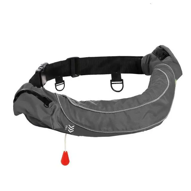 Alt view image 2 of 7 - Inflatable Life Jacket Life Vest Life Ring Belt Pack Waist Bag Automatic