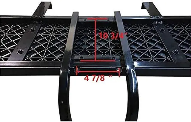Alt view image 3 of 7 - Huskey Golf Cart Rear Seat Safety Grab Bar U-Shaped Hand Rail Compatible with Yamaha Models, One Solid Piece with Mounting Hardware