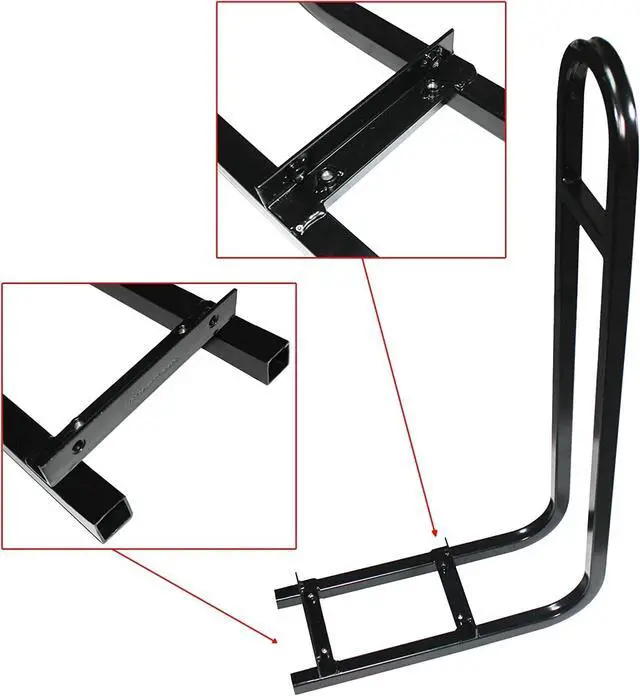 Alt view image 2 of 7 - Huskey Golf Cart Rear Seat Safety Grab Bar U-Shaped Hand Rail Compatible with Yamaha Models, One Solid Piece with Mounting Hardware