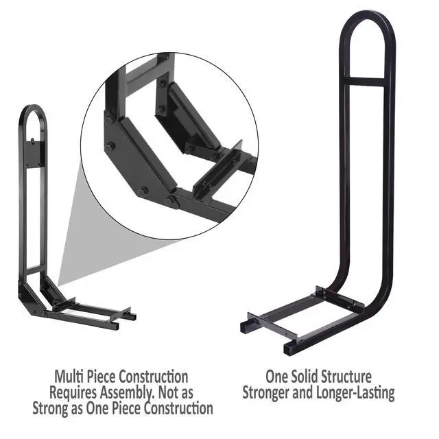 Alt view image 4 of 7 - Huskey Golf Cart Rear Seat Safety Grab Bar U-Shaped Hand Rail Compatible with Yamaha Models, One Solid Piece with Mounting Hardware