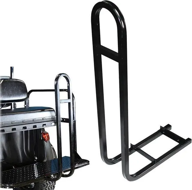 Alt view image 7 of 7 - Huskey Golf Cart Rear Seat Safety Grab Bar U-Shaped Hand Rail Compatible with Yamaha Models, One Solid Piece with Mounting Hardware
