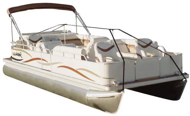 Main image of Pontoon Boat Cover Support Pole, Adjustable Telescoping Height | Prevents water pooling and sagging, plastic base cap prevents scratching, positions under furniture, durable build