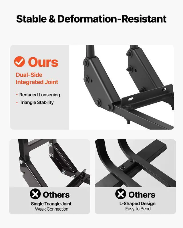 Alt view image 5 of 7 - Golf Cart Rear Seat Grab Bar, Compatible with Yamaha Club Car EZGO, Most Golf Carts with Metal Footplates, No Modification Needed, 27.5 to 33.5 Inch Height Adjustable