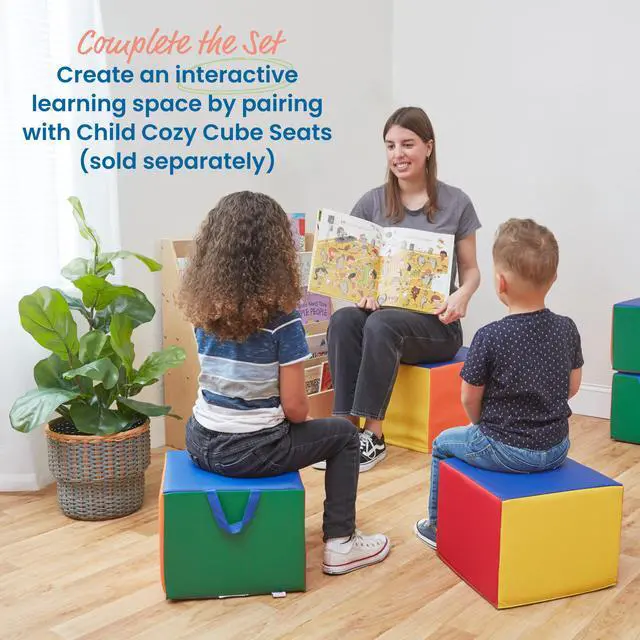 Alt view image 6 of 7 - SoftZone Adult Cozy Cube, Flexible Seating, Assorted