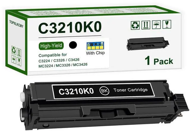 Main image of C3210K0 High-Yield Toner Cartridge (1-Pack, Black) Replacement for Lexmark C3224, C3326, C3426, MC3224, MC3326, MC3426 Printer