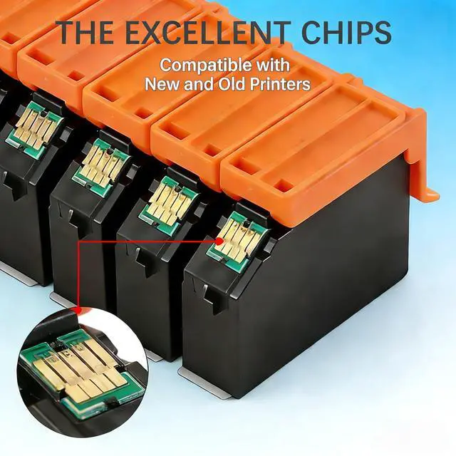 Alt view image 5 of 7 - Remanufactured Replacement for 312XL 314XL Ink Cartridges | Work with Expression Photo XP-15000 XP-8500 XP-8600 Printer, 6 Pack, Latest Upgraded Chip, High yield, reliable print quality