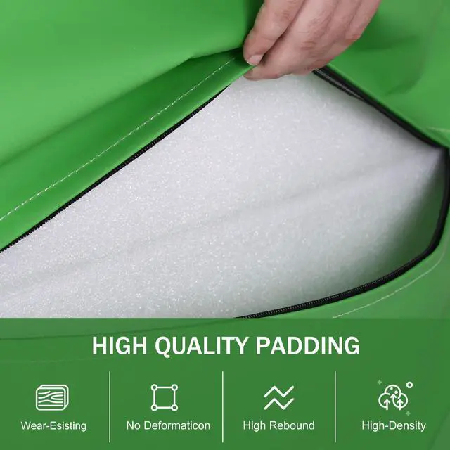 Alt view image 3 of 6 - 24.4" x 25.6" Gymnastics Octagon Skill Shape Tumbling Mat Octagon Gymnastics Equipment Mat Somersault Backbend Trainer Mat Lightweight PVC Mesh Octagon Gymnastics Shape for Exercise Training
