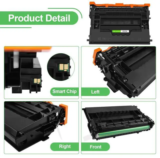 Alt view image 5 of 7 - Compatible Toner Cartridge Replacement for HP 37A CF237A 37X Work for Enterprise M607 M608 M607n M607dn M608n M608dn M608x M609 M609x MFP M631 M632 M631h M633fh Printer (Black, 1-Pack)