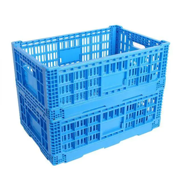 Alt view image 2 of 4 - Collapsible Storage Bin/Containe43 Liter Transfer box,crate Transit storage of various items (23.6" L x 15.7" W x 7.1" H-two)