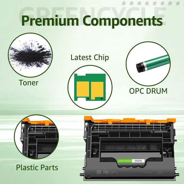 Alt view image 4 of 7 - Compatible Toner Cartridge Replacement for HP 37A CF237A 37X Work for Enterprise M607 M608 M607n M607dn M608n M608dn M608x M609 M609x MFP M631 M632 M631h M633fh Printer (Black, 1-Pack)