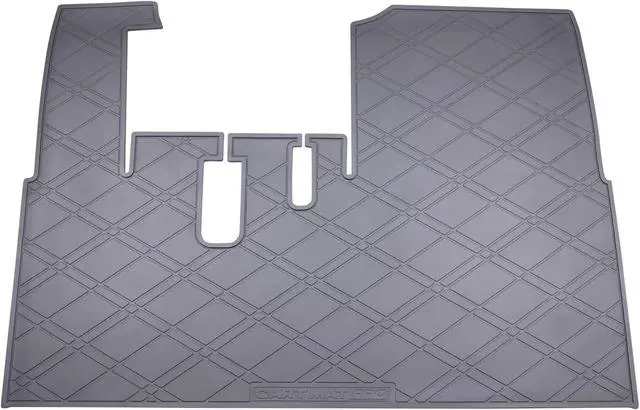 Alt view image 3 of 7 - Black Rubber Golf Cart Floor Mat Compatitble with I-CON i20, i40 & Advanced EV Gen. 1