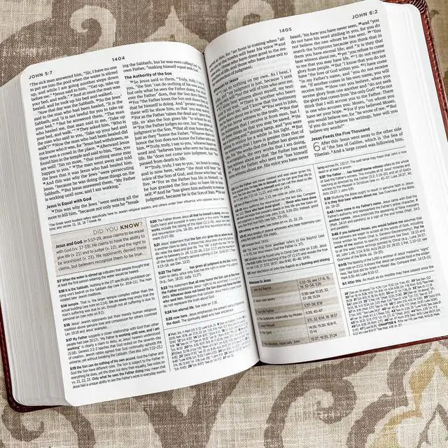 Alt view image 6 of 7 - ESV Student Study Bible | Personalized with Name | Custom Design is Hand Lettered and Laser Engraved | Gift for Birthday, Baptism, Graduation, Wedding