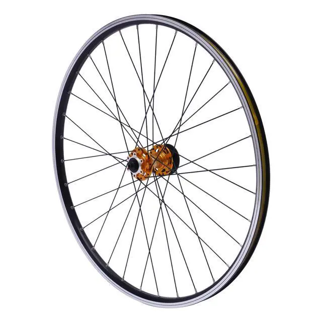 Alt view image 4 of 7 - 69.85cm/27.5Inch Mountain Bike Wheelset, Aluminum Alloy Rim Disc Brake Hub Mountain Bike Wheelset,Quick Release Front Rear Wheels Black Bike Wheelset Fit Cassette Bicycle Wheelset