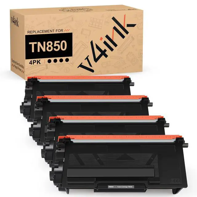 Alt view image 6 of 6 - TN850 High Yield Black Toner Cartridge Compatible for Brother TN-850 4-Pack | TN-820 TN820 TN 850 BK Use with HL-L5200DW HL-L6200DW MFC-L5700DW MFC-L5800DW MFC-L5900DW DCP-L5600DN Printer