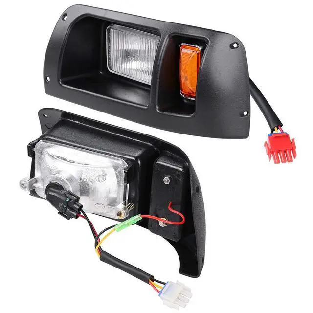 Alt view image 2 of 7 - Golf Cart Halogen Headlights & LED Tail Lights Kit DS Cart Lights, Only | Compatible With Golf Cart Club Car DS 1993-UP Model