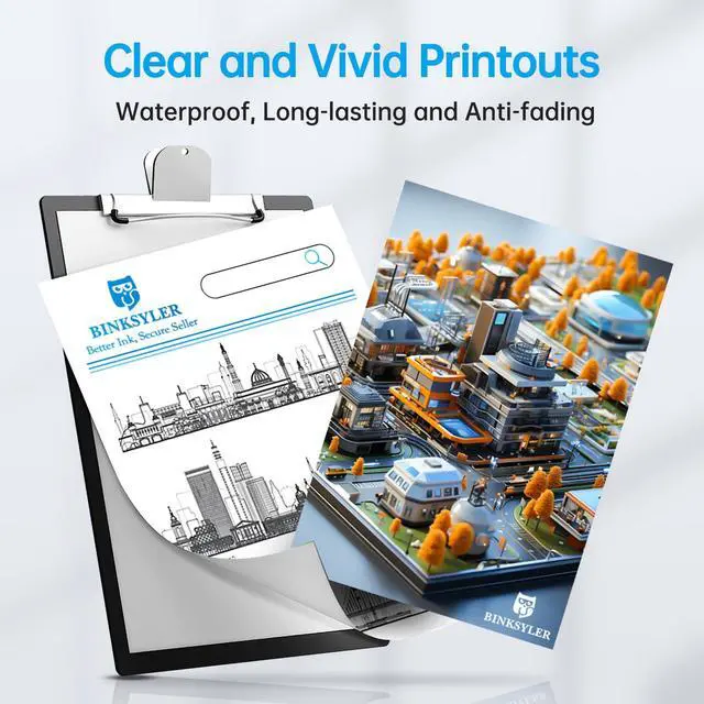 Alt view image 5 of 7 - 72 Ink Cartridges High Yield Compatible for HP 72 Ink Cartridge, Work for HP DesignJet T610 T620 T770 T790 T795 T1100 T1120 T1200 T1300 T2300 Printer (6-Pack, MBK/PBK/C/M/Y/GY)