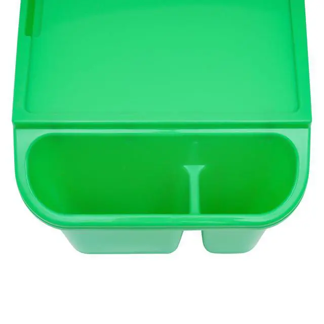 Alt view image 7 of 7 - 12 Pcs Kids Lap Desk Tray Bulk, Bed Table Plastic Portable Activity Tray with Extra Storage Space for Kids Students Eating Work Study School Classroom, 19.7" x 9.8" x 7.1" (Green, 12 PCS)