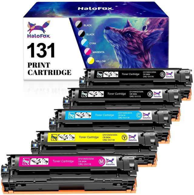 Main image of Compatible Toner Cartridge Replacement for Canon 131 131h for Canon Color ImageClass MF8280Cw MF624Cw MF628Cw LBP7110Cw MF8230Cn MF8080CW Laser Printer (Black, Cyan, Yellow, Magenta, 5-Pack)