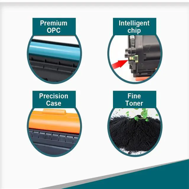 Alt view image 4 of 6 - 410A Black Toner Cartridge 2 Pack MFP M477fnw M477fdw M477fdn M452dn M452nw | Compatible for HP Color Laser Pro M477fnw M477fdw M477fdn M452dn M452nw M452 M477 Toner
