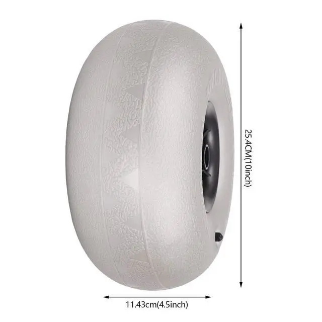 Alt view image 4 of 7 - 2 Pcs Kayak Beach Balloon Wheels 10" Universal eplacement Sand Tires Sand Wheels Beach Wheels for Kayak Canoe SUP Paddle Board