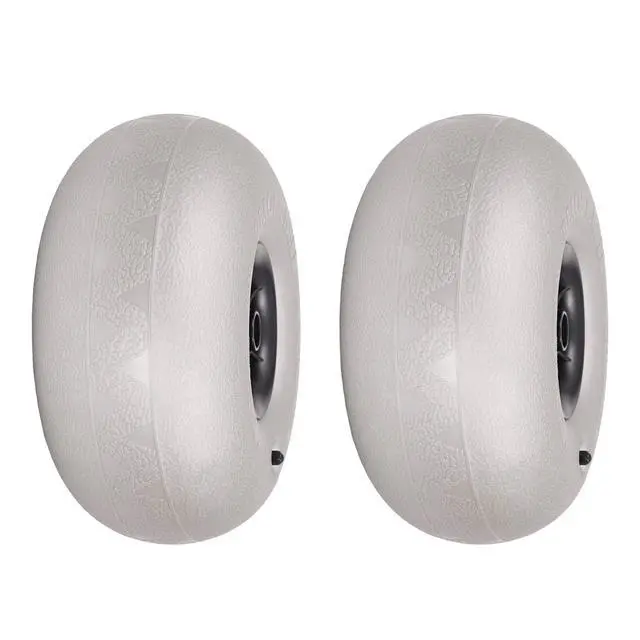Alt view image 2 of 7 - 2 Pcs Kayak Beach Balloon Wheels 10" Universal eplacement Sand Tires Sand Wheels Beach Wheels for Kayak Canoe SUP Paddle Board