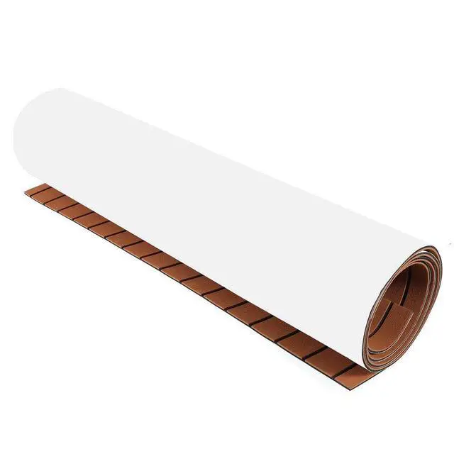 Alt view image 5 of 7 - Teak Decking, 35.4"X94.5" EVA Foam Faux Teak Boat Decking Sheet Self-Adhesive Pad Sea Deck Marine
